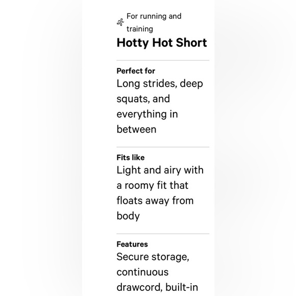 💕 lululemon hotty high rise hot hot shorts 2.5”light pink size 6 - Picture 9 of 9